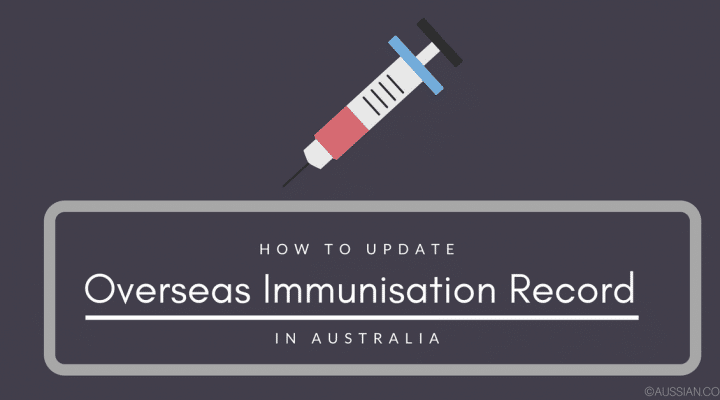 update overseas vaccination in Australia