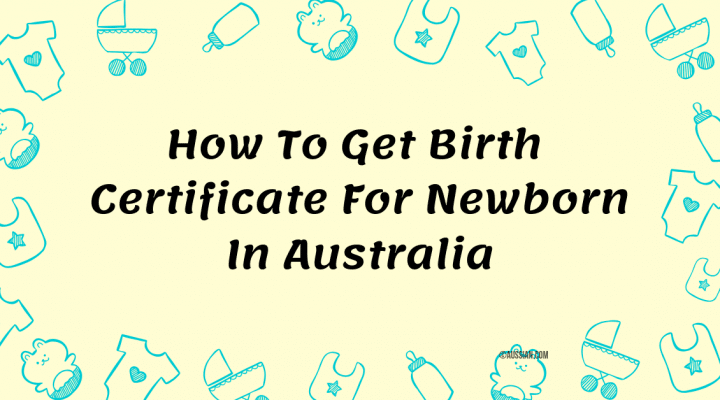 how to get child birth certificate in Australia
