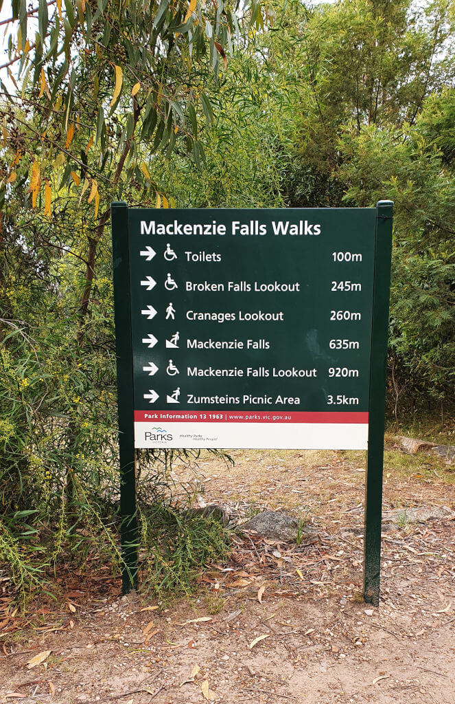 Mackenzie falls lookouts